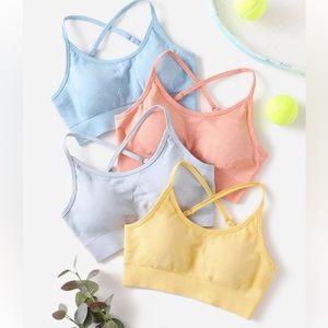 5 piece Seamless Softness High Support Sports Bra